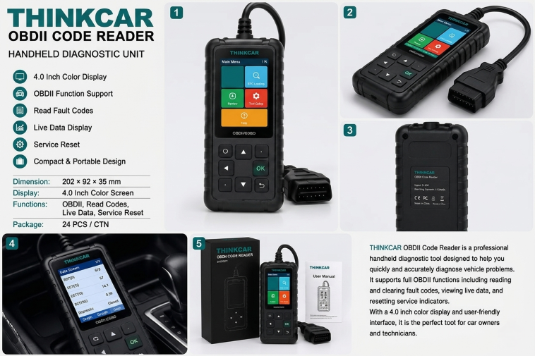 THINKCAR OBDII Vehicle Fault Code Reader